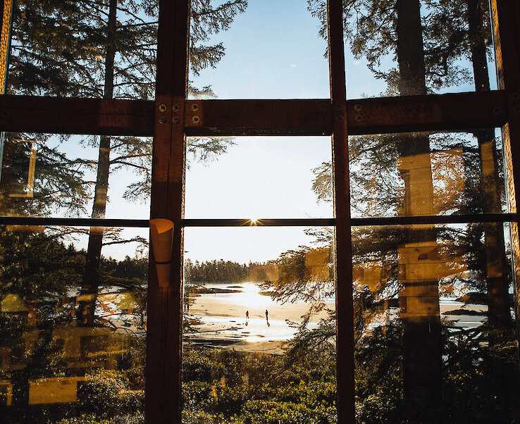 Chesterman Beach from Beach Building Lobby